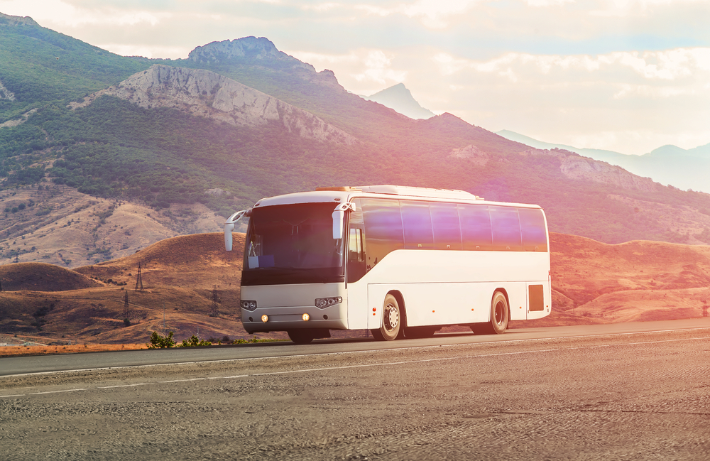 Bus Rides on the Picturesque mountain highway